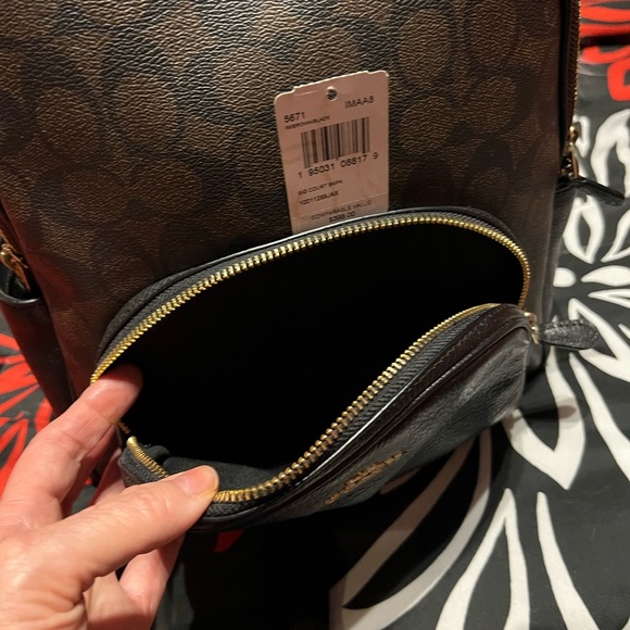 Coach backpack , carried a few times . No marks , tears or scuffs. - Picture 9 of 10